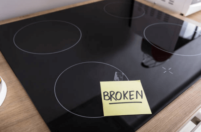 broken stovetop photo